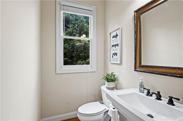 5955 Manchester Ln, Gainesville, GA 30506 - half bath with toilet and a sink
