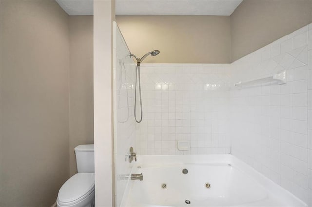 5600 Walnut Creek Ct NW, Lilburn, GA 30047 - full bath featuring toilet and a combined bath / shower with jetted tub