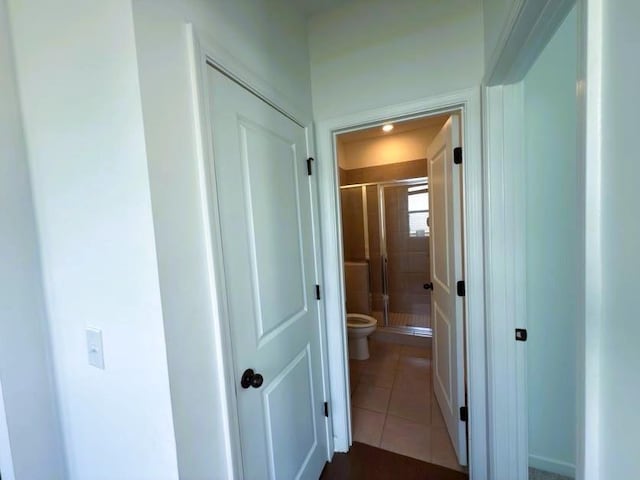 4935 Bellehurst Ln, Cumming, GA 30040 - hallway with dark tile patterned flooring