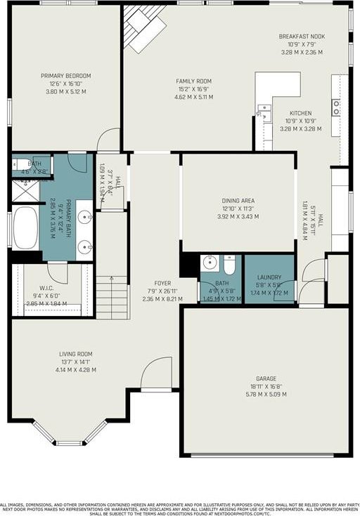7761 Parkside Dr, Lithia Springs, GA 30122 - floor plan / room layout