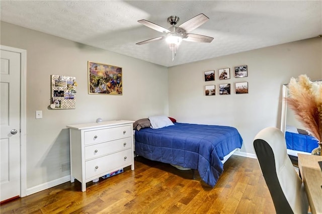 537 Raven Springs Trl, Stone Mountain, GA 30087 - bedroom with wood finished floors and ceiling fan