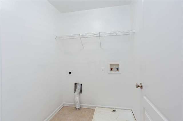 529 Ridge View Xing, Woodstock, GA 30188 - washroom with hookup for an electric dryer, washer hookup, and baseboards