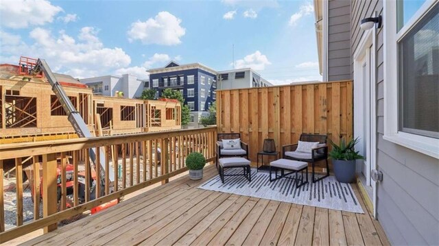 204 College Cir Unit 1003, Hapeville, GA 30354 - view of wooden terrace