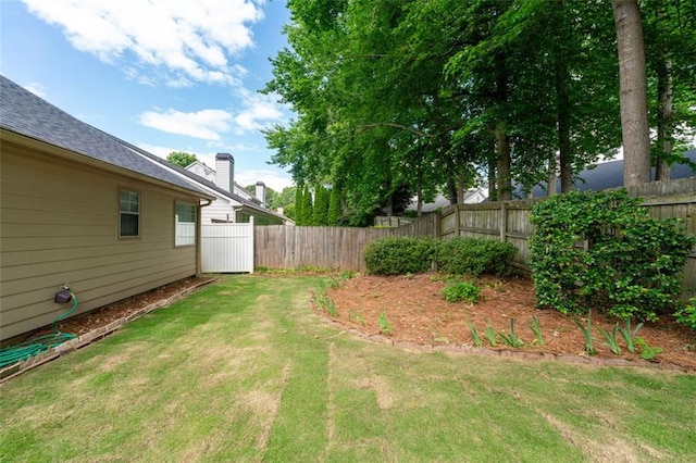 view of yard