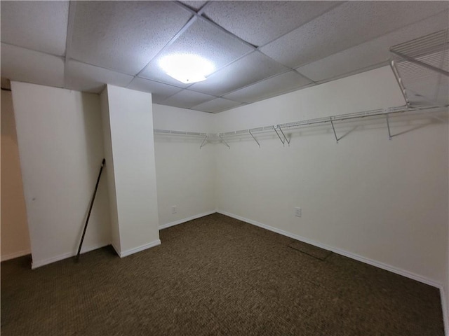180 Preston Oaks Dr, Johns Creek, GA 30022 - spacious closet with a paneled ceiling and carpet flooring