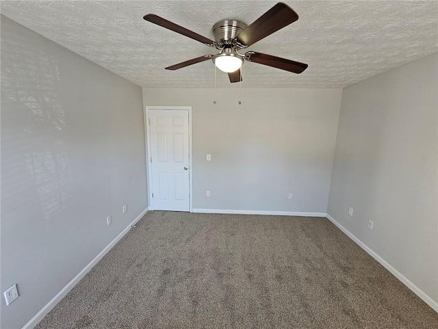6500 Wellington Chase Ct, Lithonia, GA 30058 - carpeted empty room featuring ceiling fan, a textured ceiling, and baseboards