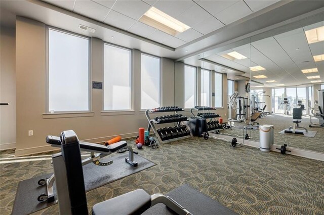 lobby with recessed lighting