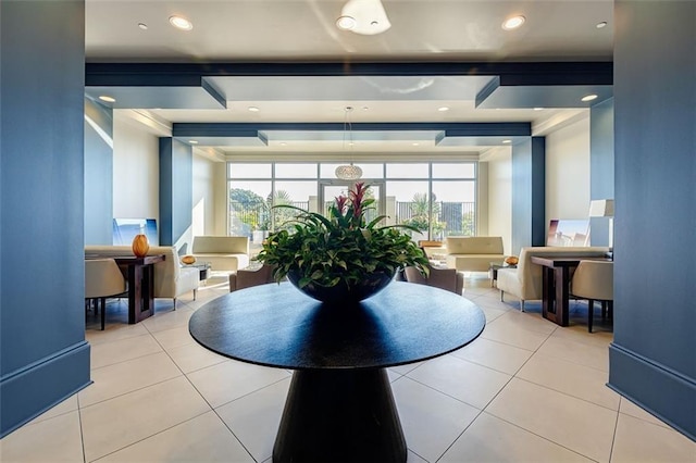 lobby featuring recessed lighting