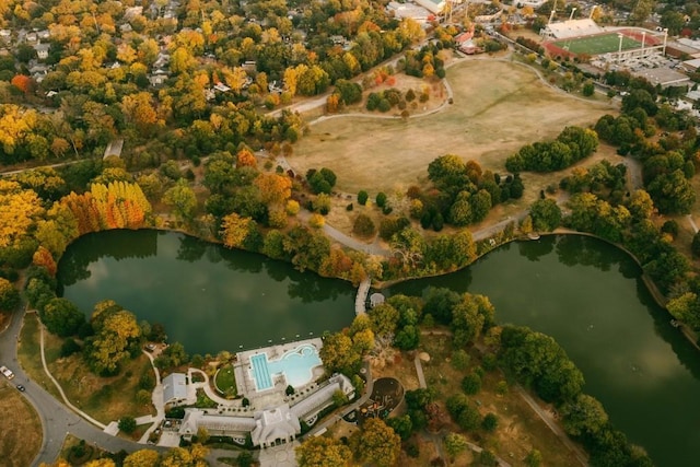 bird's eye view of a view of skyline