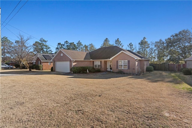 ranch-style house with a garage