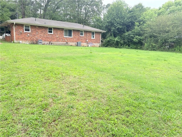 5167 Hiram Lithia Springs Rd, Powder Springs, GA 30127 - view of grassy yard featuring cooling unit