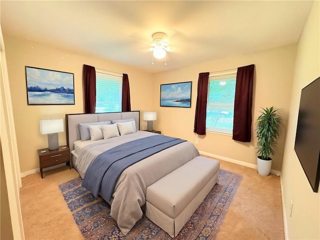 5167 Hiram Lithia Springs Rd, Powder Springs, GA 30127 - bedroom with light carpet, multiple windows, and baseboards
