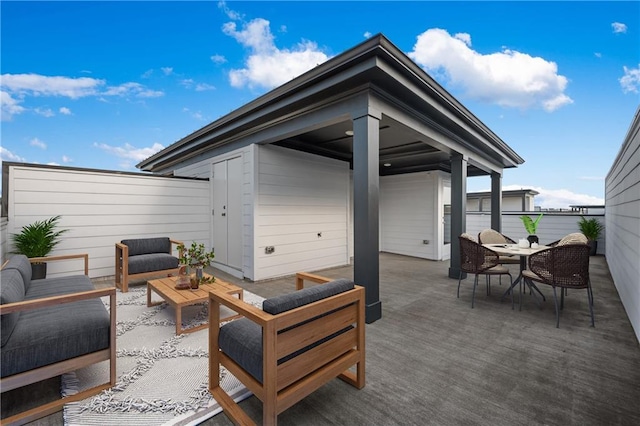 1048 Claudette Colvin Ct, Atlanta, GA 30318 - view of patio with an outdoor living space
