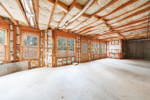 miscellaneous room featuring concrete flooring