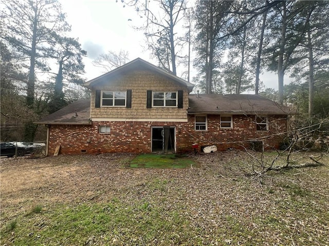 view of rear view of property