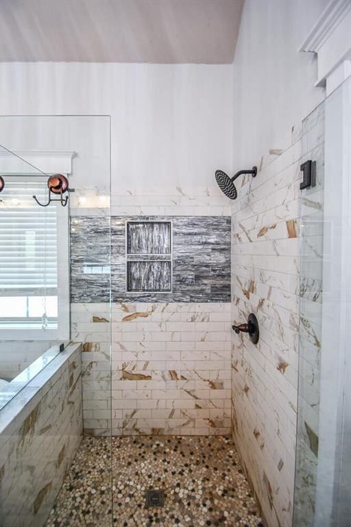 4742 Thunder River Dr, Gainesville, GA 30506 - full bathroom featuring tiled shower