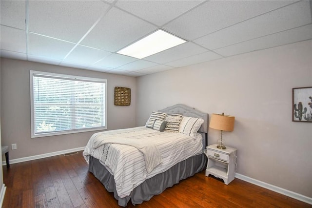 4742 Thunder River Dr, Gainesville, GA 30506 - bedroom with a paneled ceiling and dark wood finished floors
