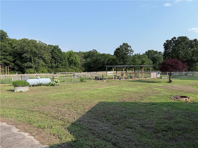 222 Akin Rd, Martin, GA 30557 - view of yard