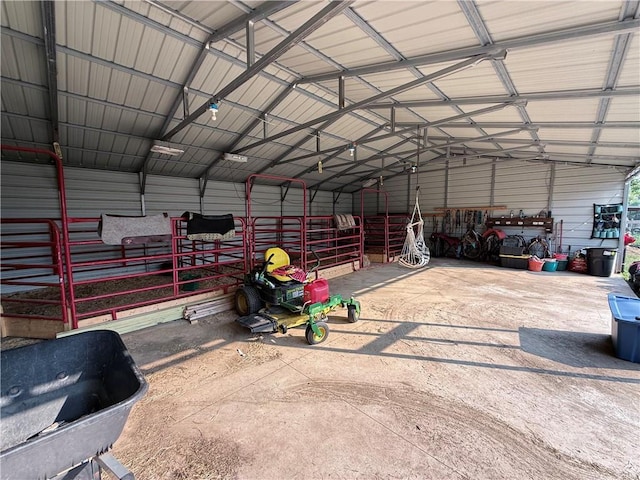 222 Akin Rd, Martin, GA 30557 - garage featuring metal wall
