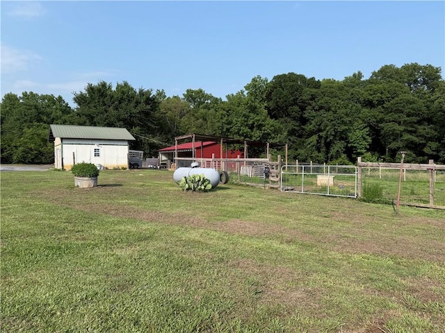222 Akin Rd, Martin, GA 30557 - view of yard featuring an outdoor structure