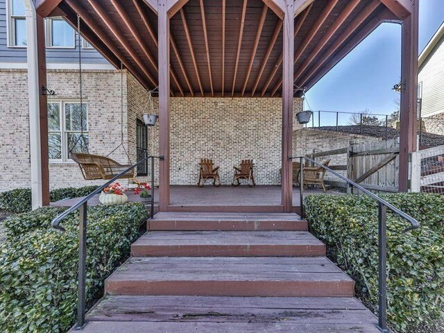535 Crested Hawk Rdg, Canton, GA 30114 - exterior space featuring fence