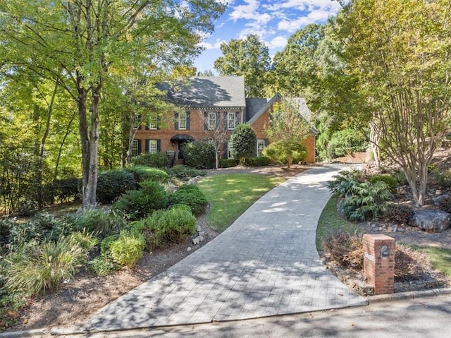 7300 Chattahoochee Bluff Dr, Atlanta, GA 30350 - view of front facade with brick siding