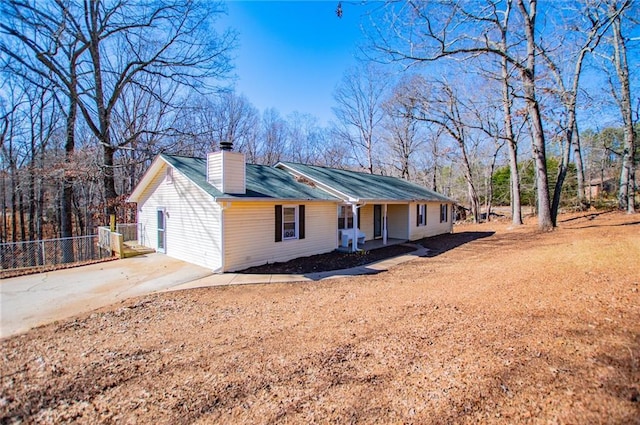 view of property exterior