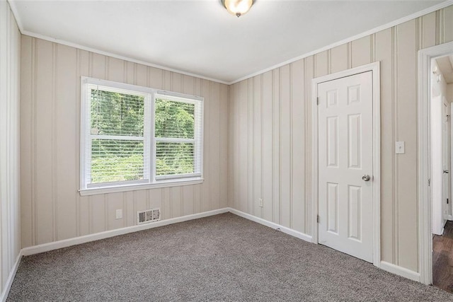 3204 Robin Rd, Decatur, GA 30032 - empty room with carpet, baseboards, and crown molding