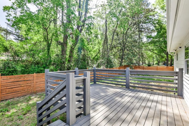 2195 Penelope St NW, Atlanta, GA 30314 - wooden terrace featuring a fenced backyard