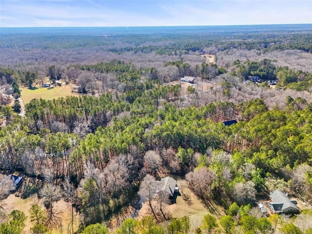 2551 Luther Bailey Rd, Senoia, GA 30276 - aerial view of property and surrounding area featuring a forest