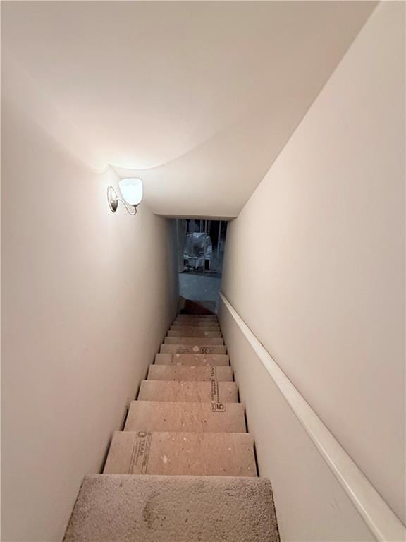 view of staircase