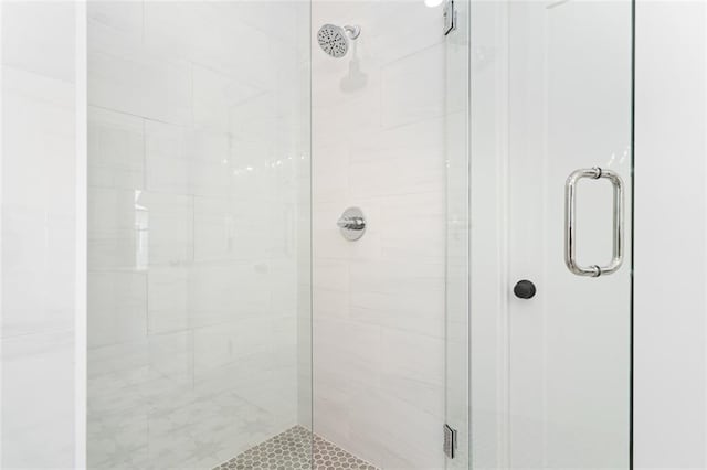 full bathroom with a stall shower