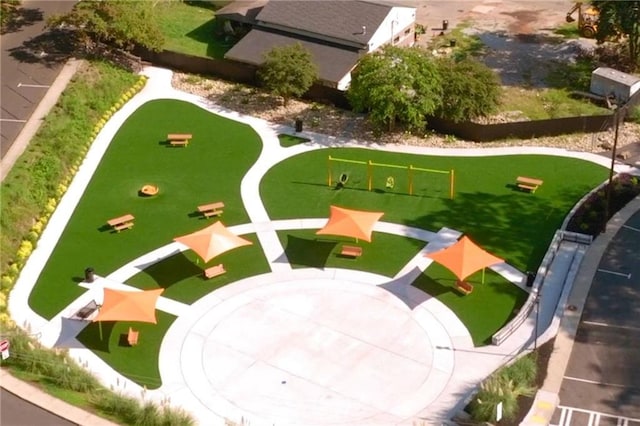 drone / aerial view