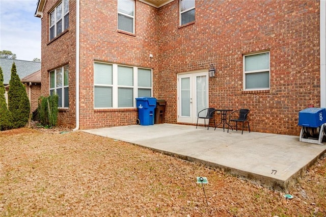 rear view of house featuring a patio area