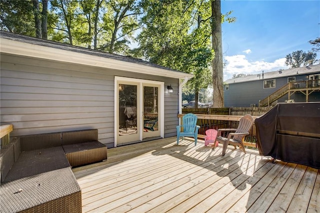 151 Quail Hollow Dr, Dallas, GA 30157 - view of wooden deck