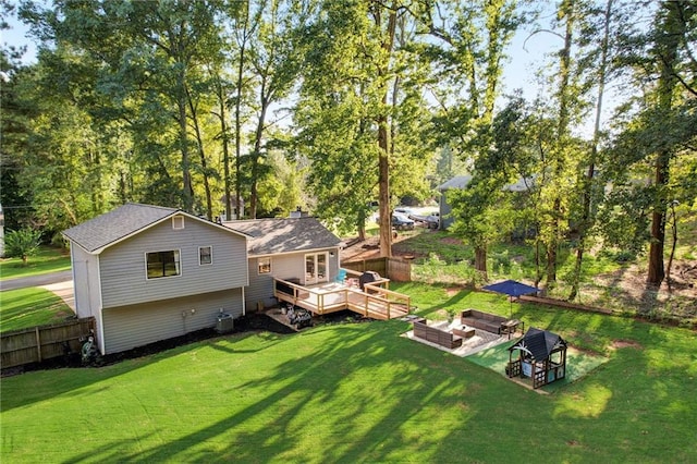151 Quail Hollow Dr, Dallas, GA 30157 - rear view of property featuring a deck