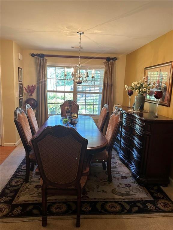 7946 Gossamer, Fairburn, GA 30213 - dining space with a chandelier