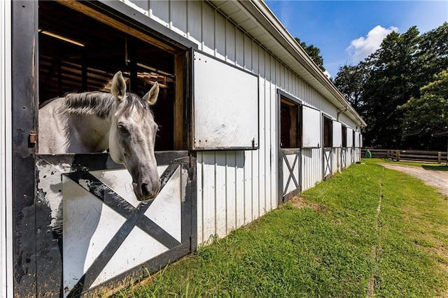 view of stable