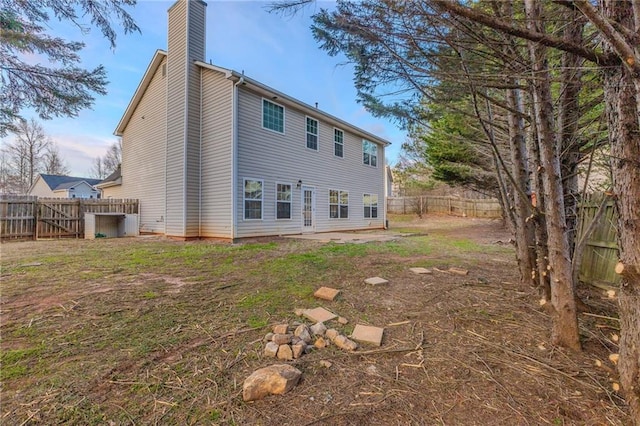 view of rear view of house