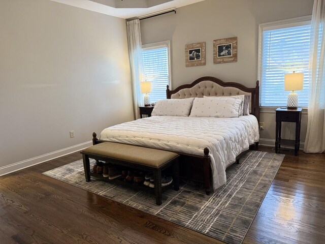 410 Spring Lake Hls, Canton, GA 30114 - bedroom featuring baseboards and wood finished floors