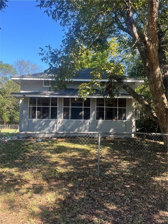 view of back of property