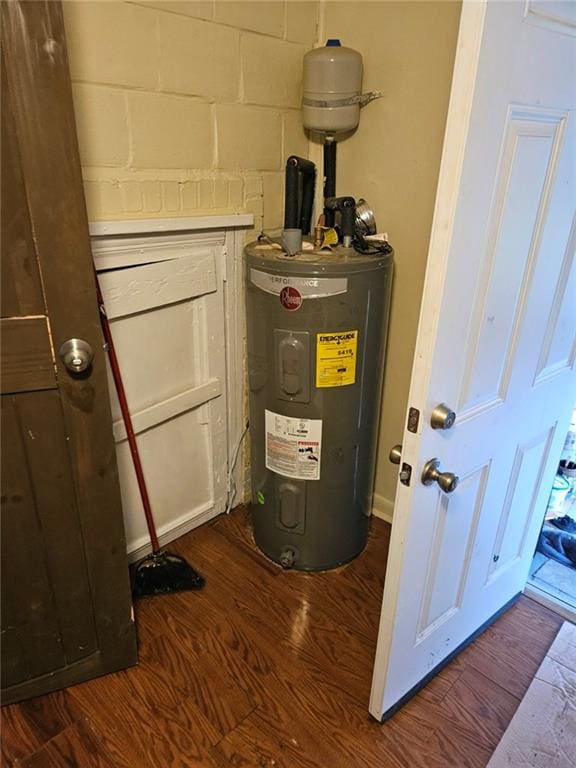 utilities featuring water heater