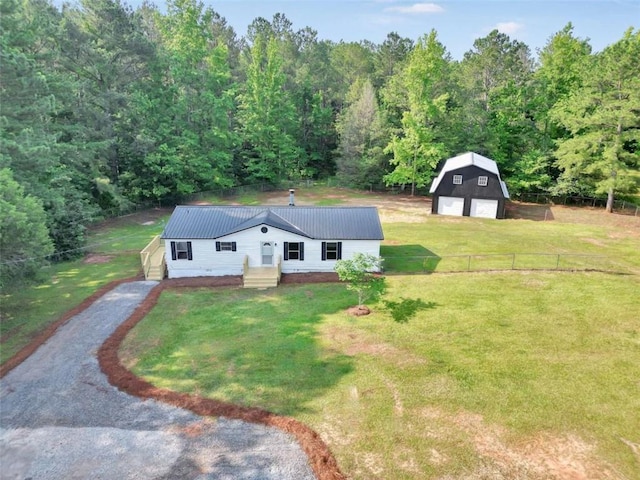 118 Buck Creek Cir, Griffin, GA 30224 - view from above of property with a forest