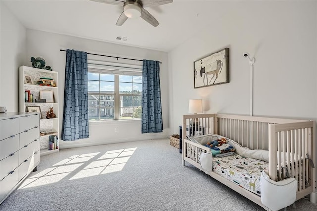 6168 Sweet Birch Ct, Acworth, GA 30101 - carpeted bedroom featuring a ceiling fan