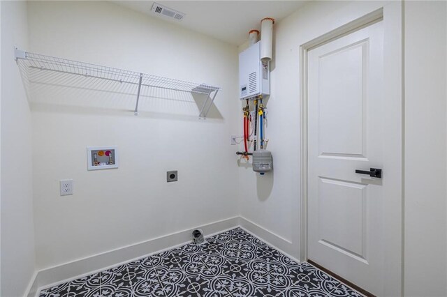 laundry area featuring washer hookup and hookup for an electric dryer