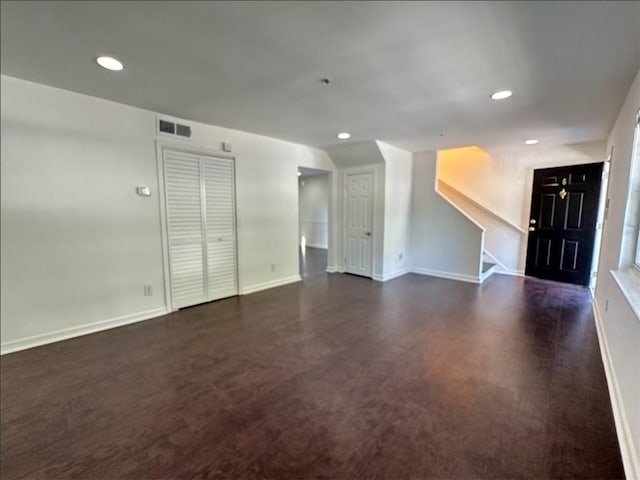 view of unfurnished living room