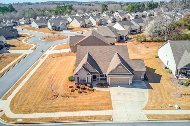 birds eye view of property featuring a residential view