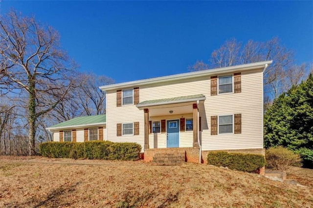 view of colonial inspired home