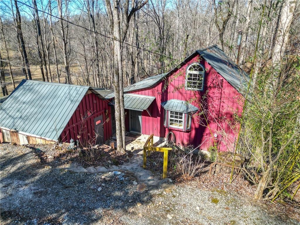 159 Rather Hill Trl, Clarkesville, GA 30523 - view of outbuilding featuring a view of trees