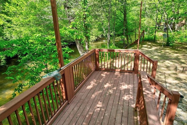 369 Trillium Rd, Suches, GA 30572 - deck with a water view